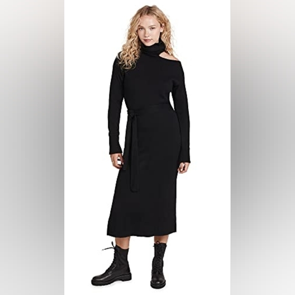 PAIGE Dresses & Skirts - PAIGE Women's Raundi Turtleneck Wool Blend Midi Dress Size Medium